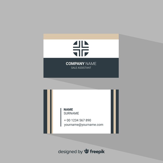 Elegant business card template