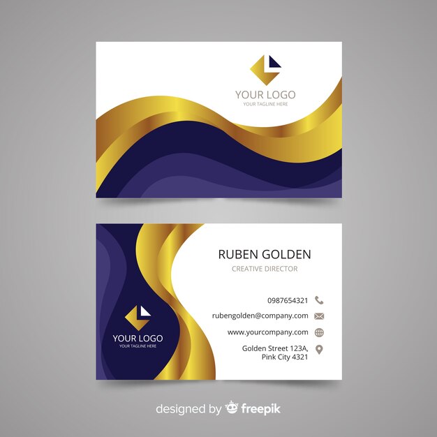 Elegant business card template