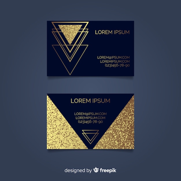 Free vector elegant business card template