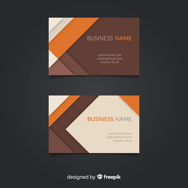 Free vector elegant business card template