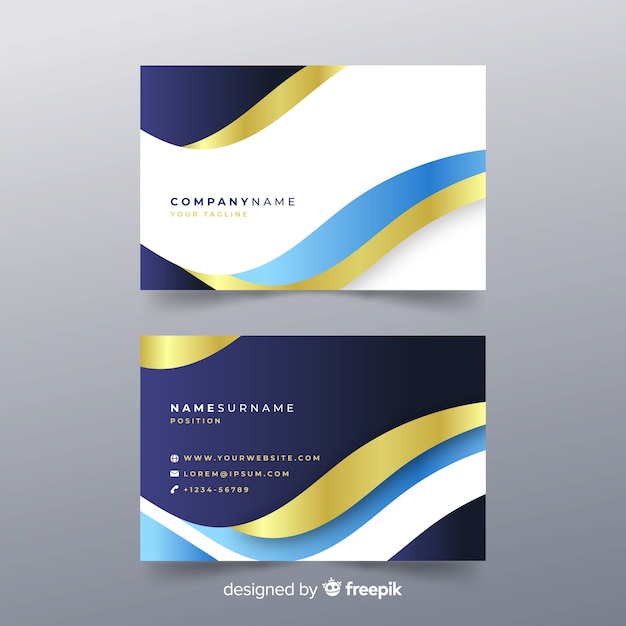 Elegant business card template