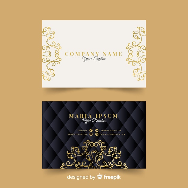 Elegant business card template