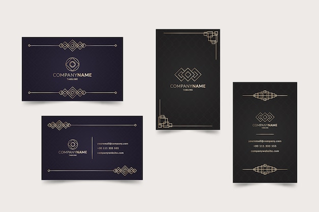 Elegant business card template