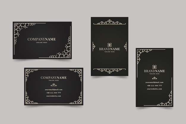 Elegant business card template