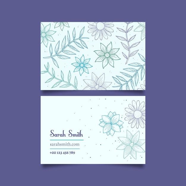 Free vector elegant business card template