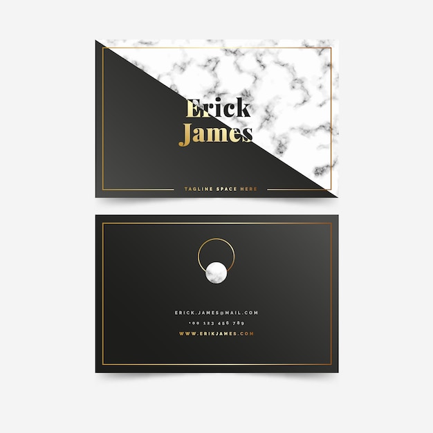 Free vector elegant business card template