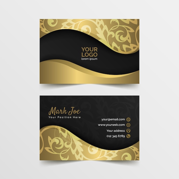 Free vector elegant business card template