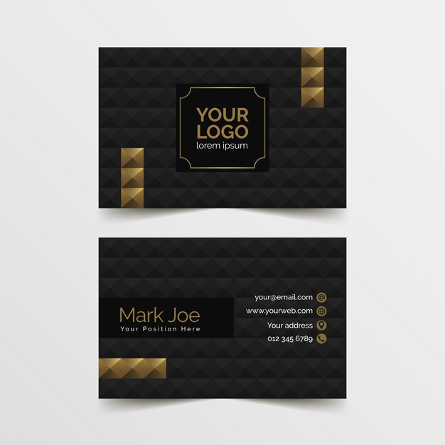 Elegant business card template