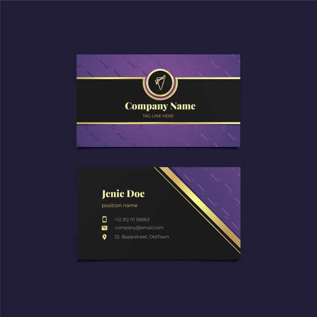 Elegant business card template