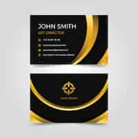 Free vector elegant business card template