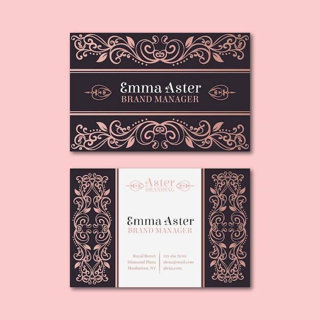 Elegant business card template