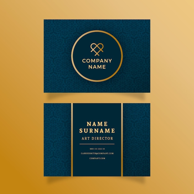 Free vector elegant business card template