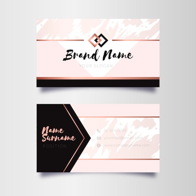 Free vector elegant business card template