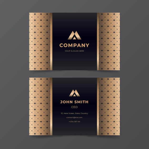 Elegant business card template