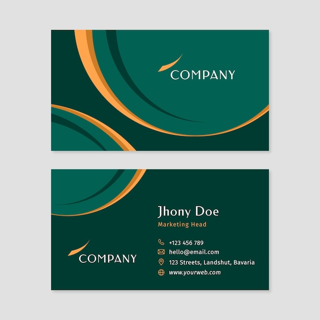 Elegant business card template