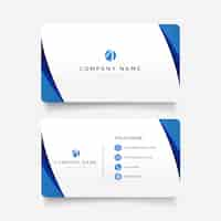 Free vector elegant business card