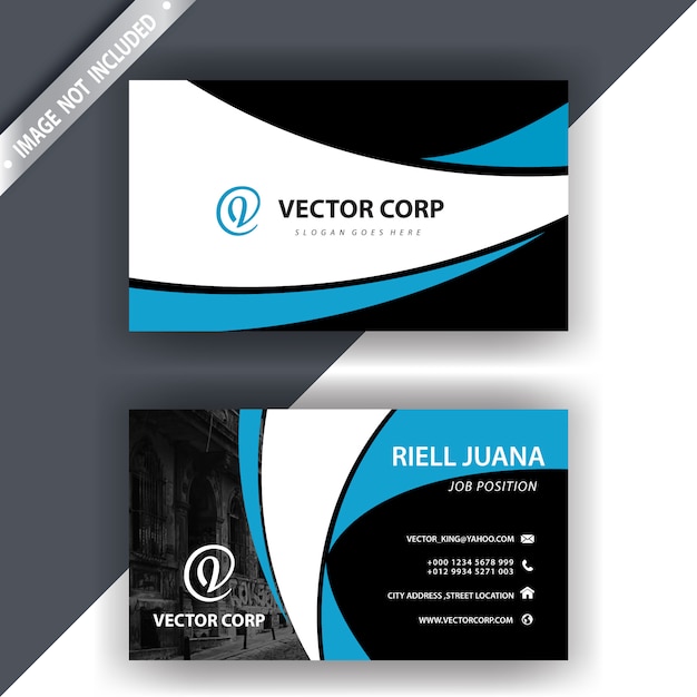 Free vector elegant business card