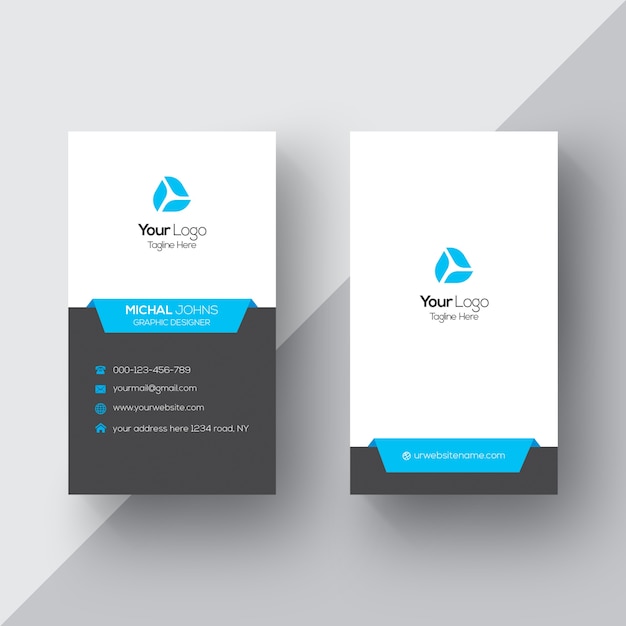 Free vector elegant business card