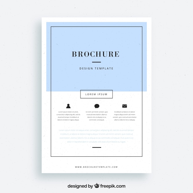 Free vector elegant business flyer template