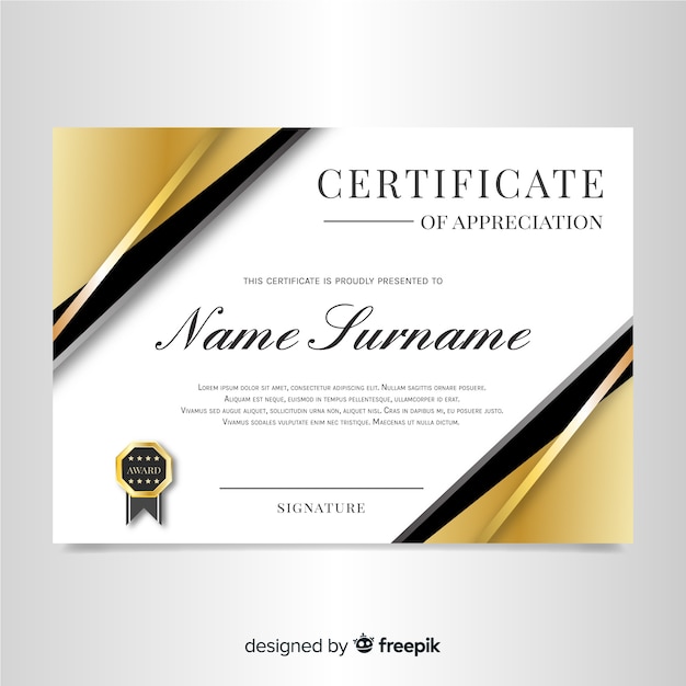 certificate design psd files free download