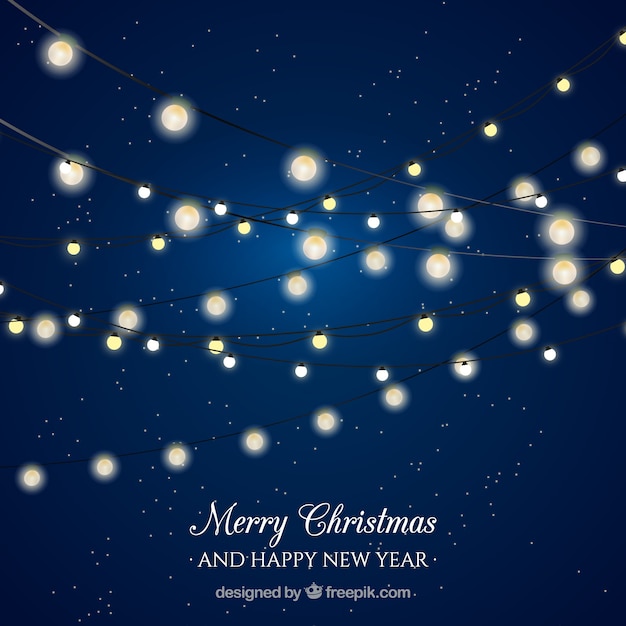 Free vector elegant christmas background