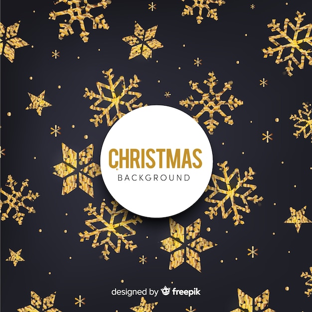 Free vector elegant christmas composition with realistic design