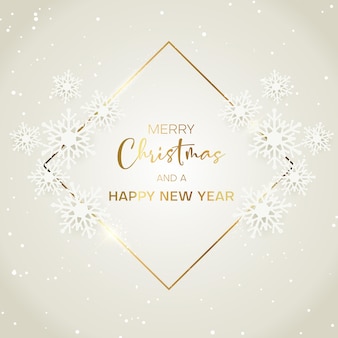 Elegant christmas and new year background