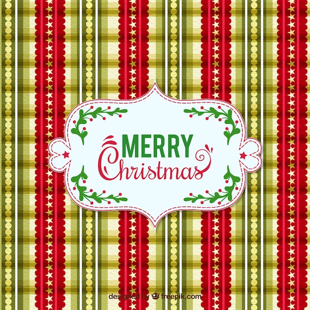 Free vector elegant christmas pattern