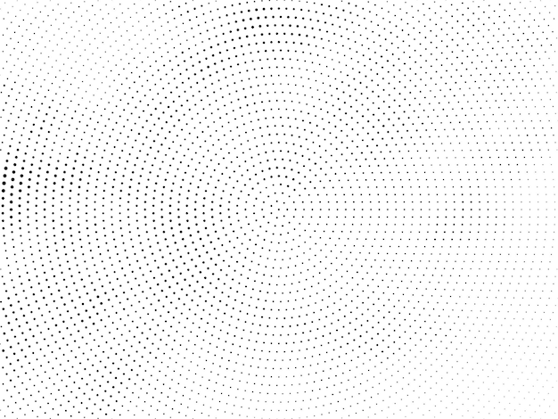 Free vector elegant circular halftone design modern background