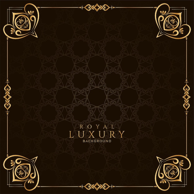 Free vector elegant classic luxury frame design background vector