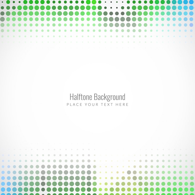 Free vector elegant colorful halftone background