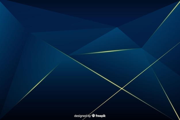 Elegant dark background with polygonal shapes