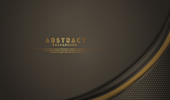 Premium Vector Elegant Dark Brown Overlap Layers Background With Bright Brown Line Effect On Lines Textured Dark Premium Vector Elegant Dark Brown Overlap Layers Background With Bright Brown Line Effect On Lines Textured Dark