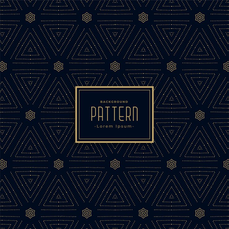 Free Vector elegant dark pattern decoration background