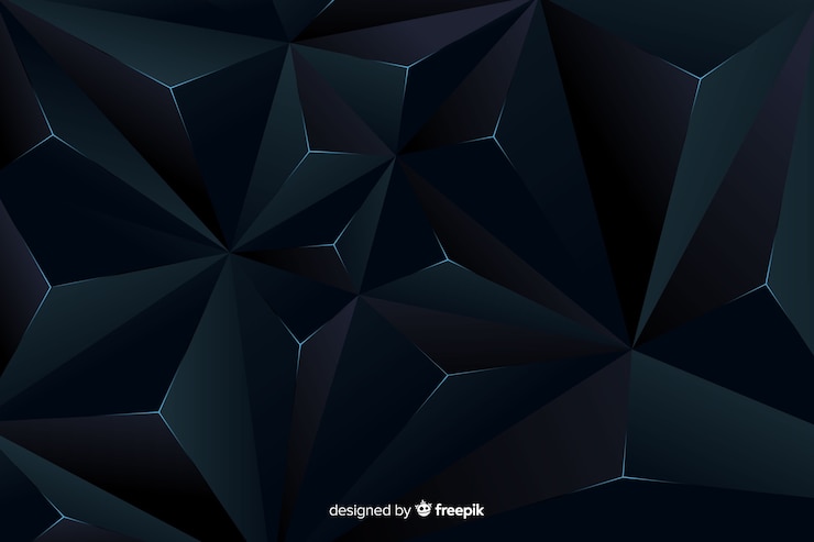 Free Vector elegant dark polygonal background design