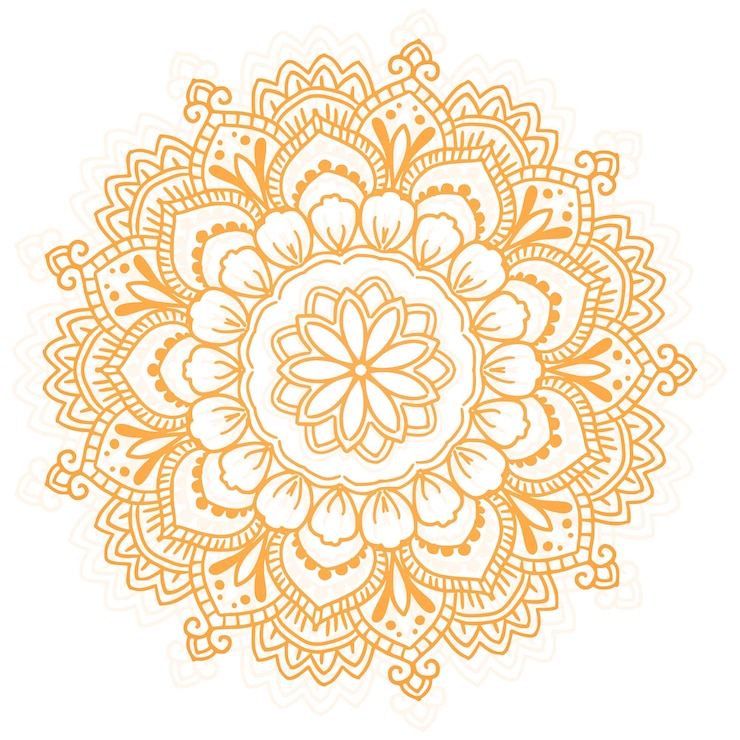 Free Vector elegant decorative mandala background