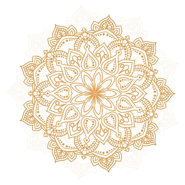 Free vector elegant decorative mandala background