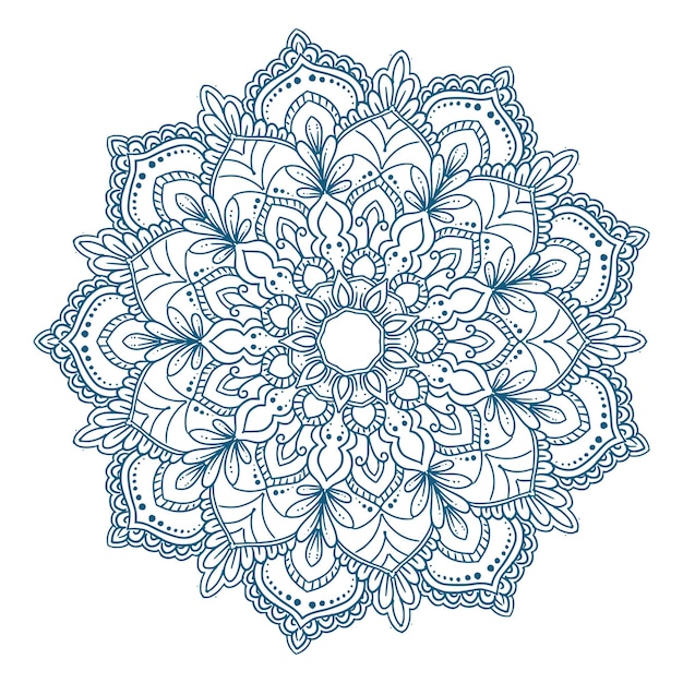 Free vector elegant decorative mandala background