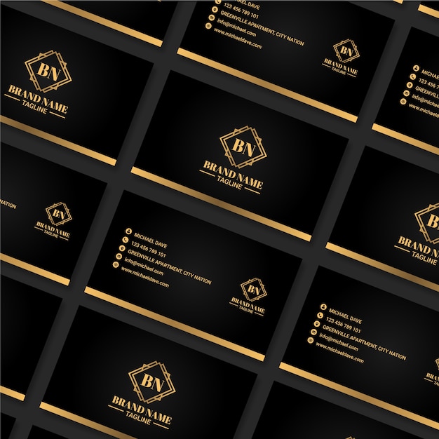 Elegant design for business card