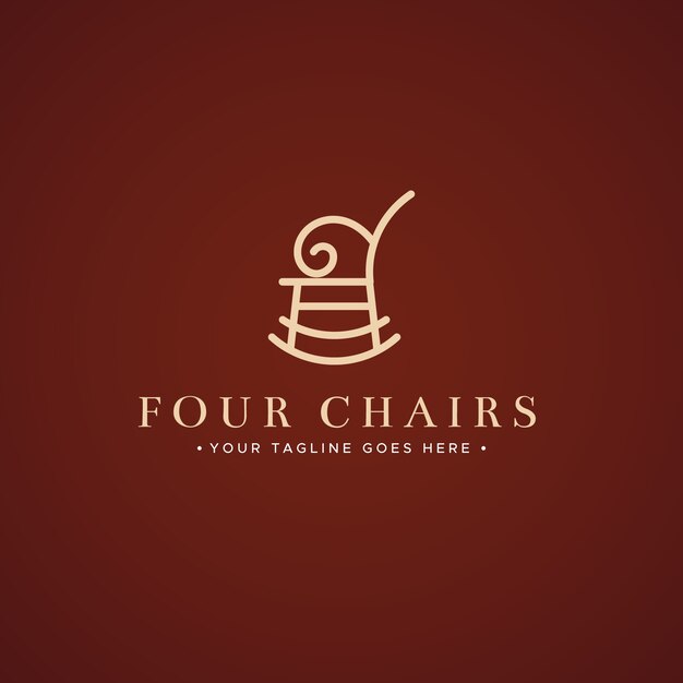 家具のロゴのエレガントなデザイン