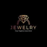 Free vector elegant diamond logo