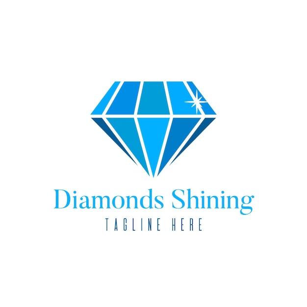 Elegant diamond logo