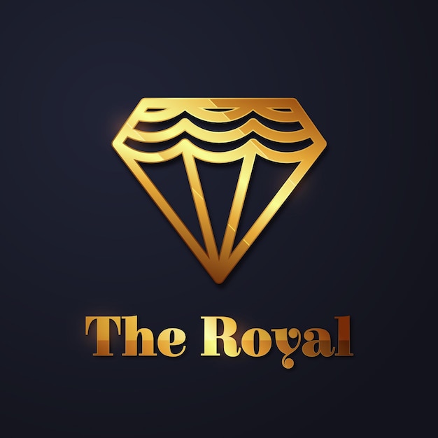 Elegant diamond logo