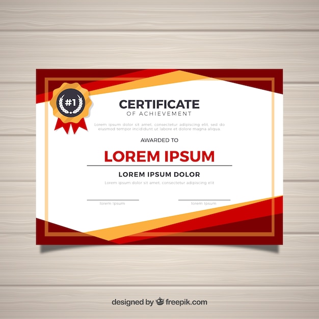 Elegant diploma template