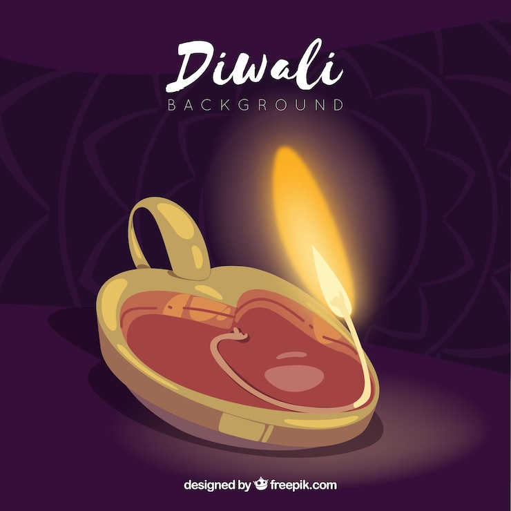 मुफ़्त वेक्टर elegant diwali background