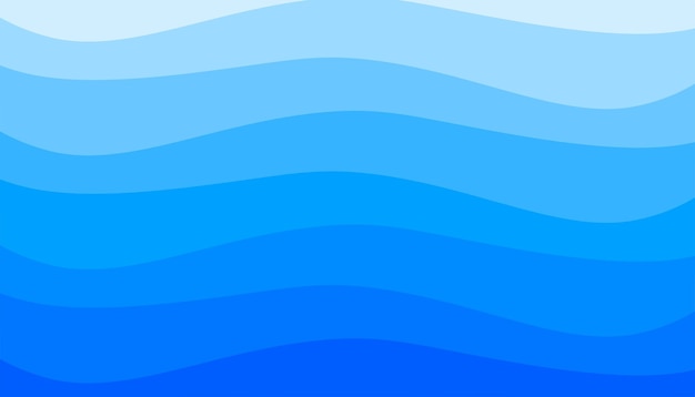 Free vector elegant and dynamic blue wave fluid background for backdrop