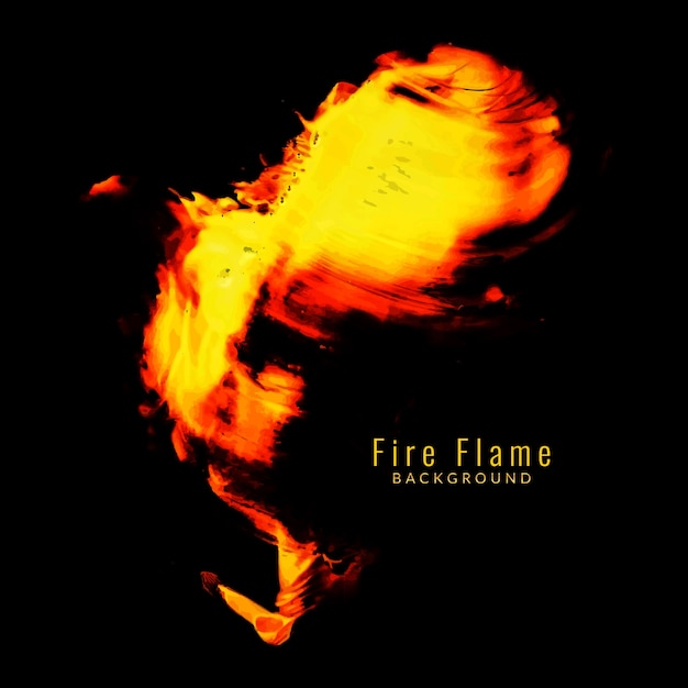 Elegant fire flame background