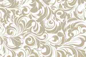 Free vector elegant floral abstract organic patterns seamless patternjpg