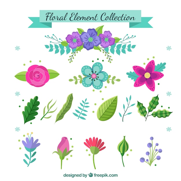 Cute Flower Stickers Images - Free Download on Freepik