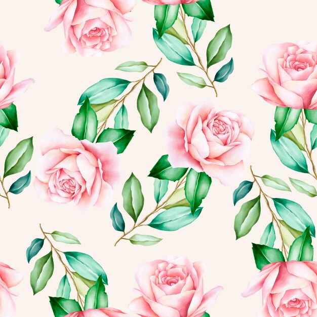 Elegant floral seamless pattern